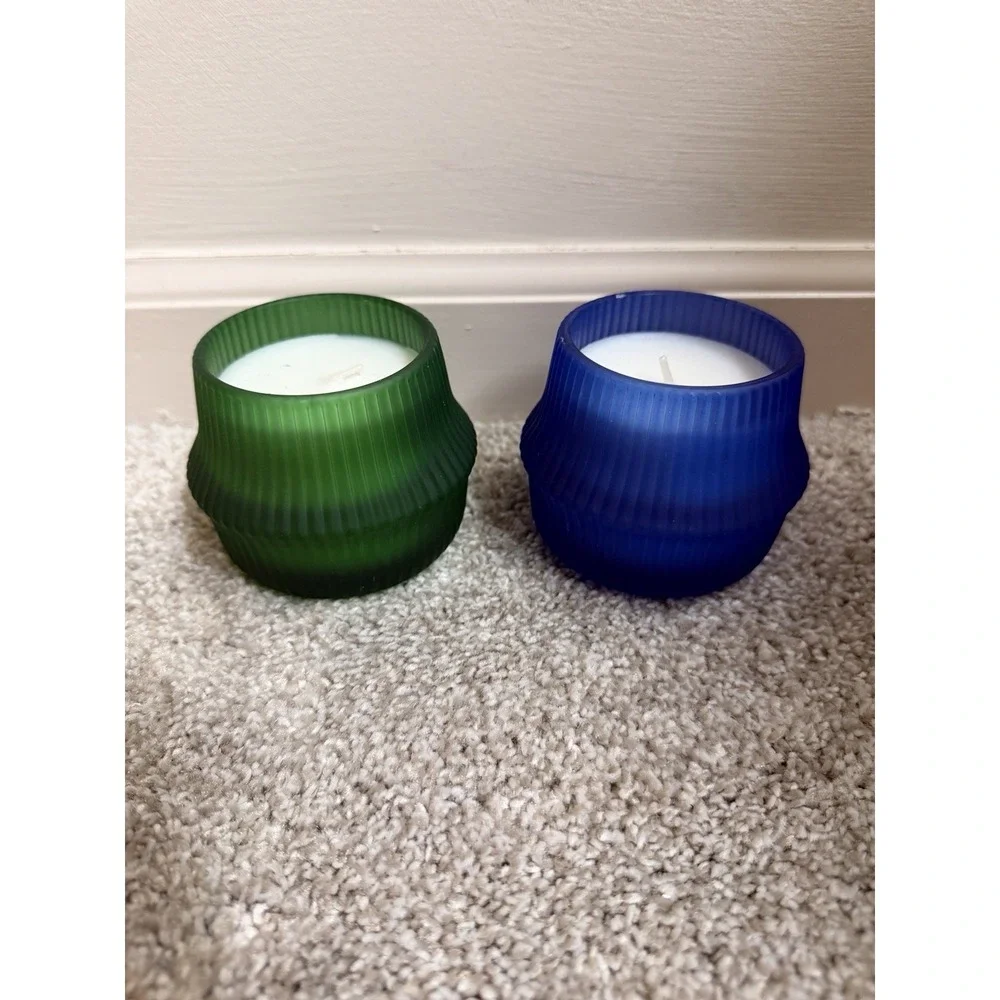 Target Blue And Green Candles